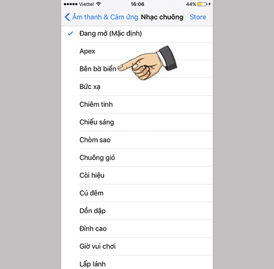 Thay đổi nhạc chuông